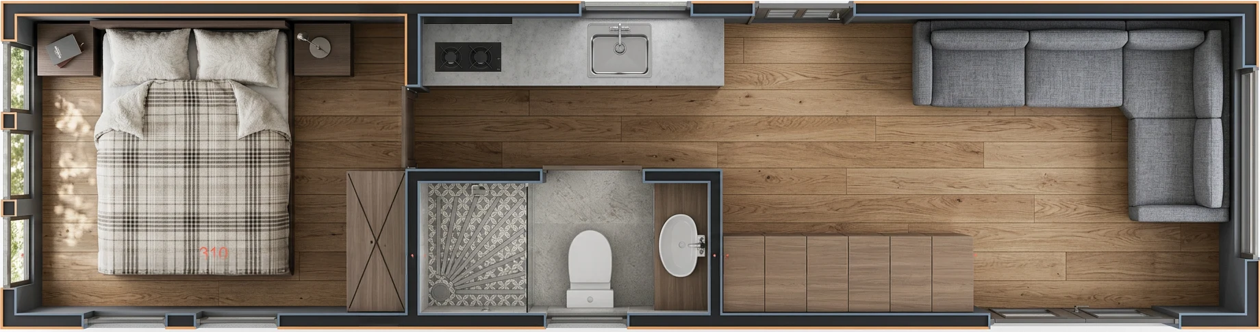 Asteria · Grundriss